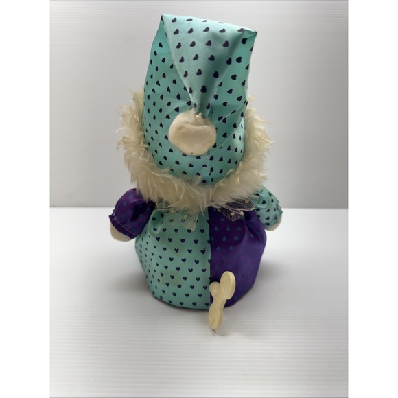 Lot of 2 Vintage Wind-Up Musical Clown Dolls w/ Starry Eyes – 8" Moving Heads - Picture 4 of 12